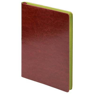 Ежедневник River side недатированный, коричневый/салатовый-7
