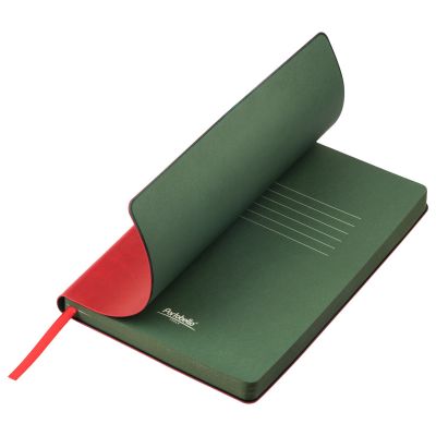 Ежедневник недатированный, Portobello Trend, River side, 145х210, 256 стр, красный/зеленый-0
