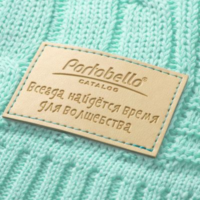 Плед Cella Soft вязаный, 160*90 см, серый-8