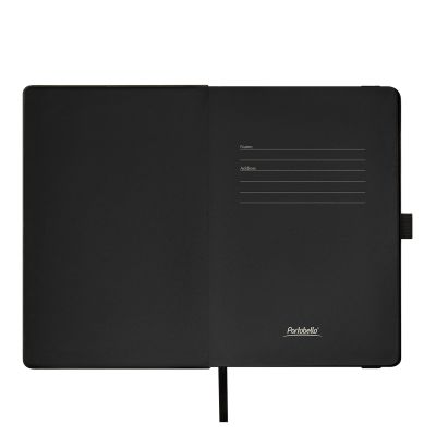 Ежедневник Alpha недатированный, черный/черный-7