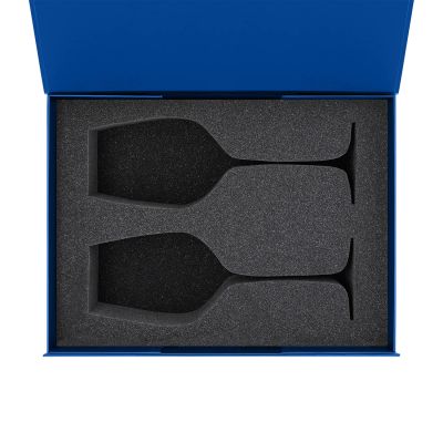 Ложемент под 2 бокала для вина (рифленое стекло) в среднюю коробку-трансформер (арт. 695721)-5