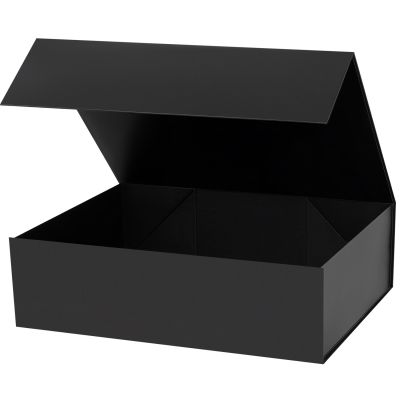 Подарочная коробка-трансформер большая, черная-0