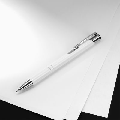 Шариковая ручка Alpha Neo, белая-4