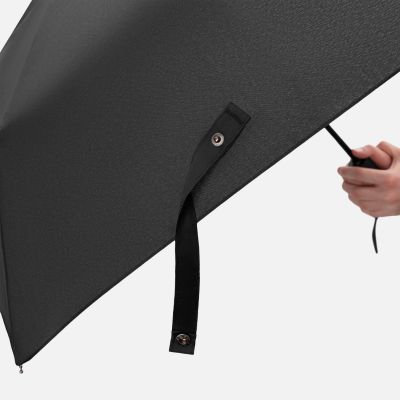 Зонт складной Филтон (Filton), черный с системой безопасности (Safety System)-5
