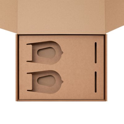 Доп. ложемент под 2 бокала для вина (для рифленого стекла) в среднюю универсальную коробку (арт. 21002.020)-0