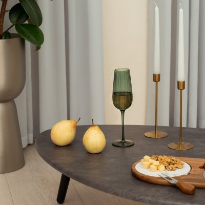 Бокал для шампанского Capri, зеленый-4