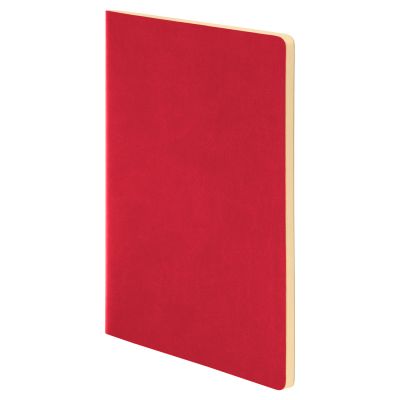 Блокнот Latte new slim, красный/бежевый-2