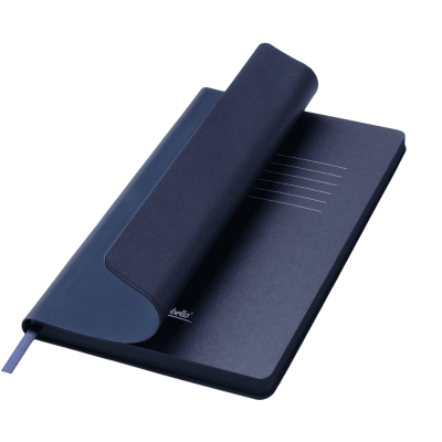 Ежедневник Latte soft touch недатированный, синий-0