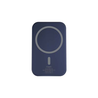 Внешний аккумулятор с беспроводной зарядкой Ultima Wireless Magnetic 5000 mAh, синий-3