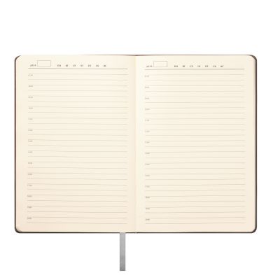 Ежедневник Stella недатированный с магнитом на обложке, серый-8