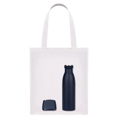 Подарочный набор Glow, синий (колонка, термо, шоппер)-0