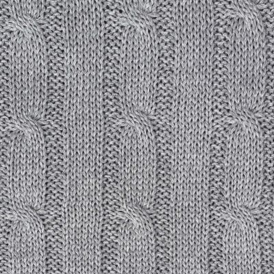 Плед Fado вязаный, серый (без подарочной коробки)-2