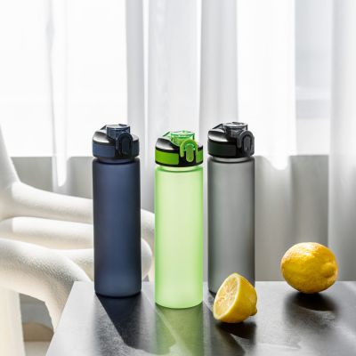 Бутылка для воды Flip, темно-зеленая (ТОЛЬКО ПОД ПОЛНУЮ ЗАПЕЧАТКУ)-11