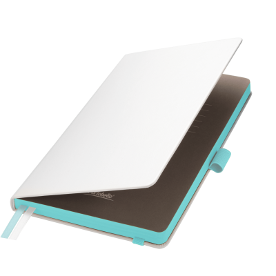 Ежедневник Arctic недатированный, белый/бирюзовый-2