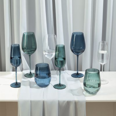 Бокал для шампанского Капри (Capri), зеленый-5