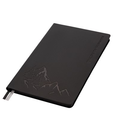 Ежедневник Rain недатированный, черный (без упаковки, без стикера)-13