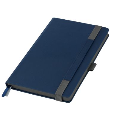 Ежедневник Marseille soft touch недатированный, синий-0