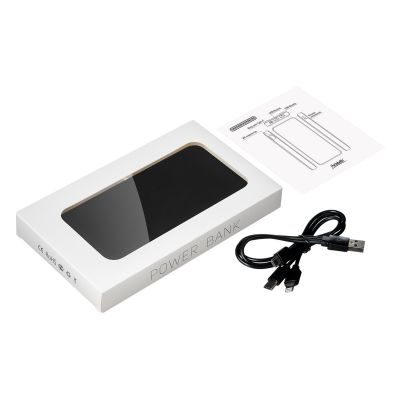 Внешний аккумулятор с подсветкой Ancor Plus 10000 mAh, черный-9