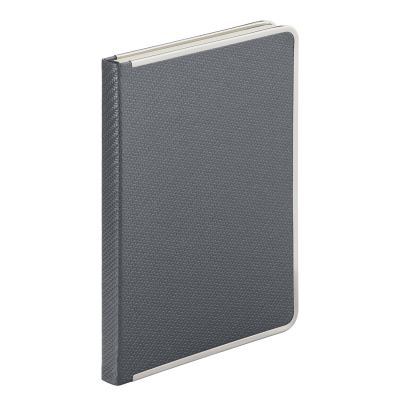 Ежедневник Carbon недатированный, серый-4