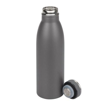 Термобутылка вакуумная герметичная Libra, серая-3