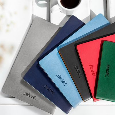 Блокнот Portobello Notebook Trend, Latte new slim, голубой/синий-6