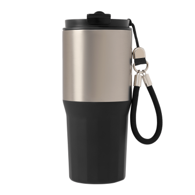 Термокружка вакуумная Авеню (Avenue), черная-0