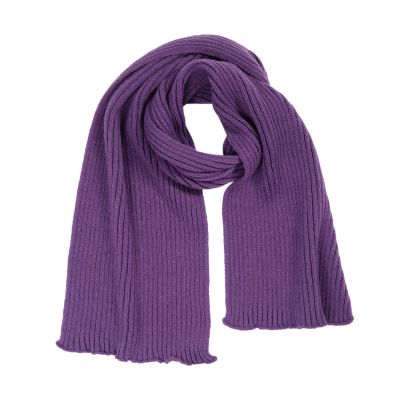 Шарф Forges вязаный, фиолетовый-0