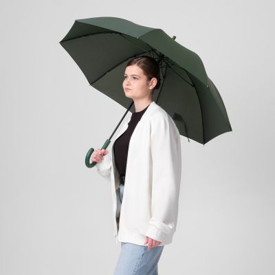 Зонт-трость Phantom, зеленый-6