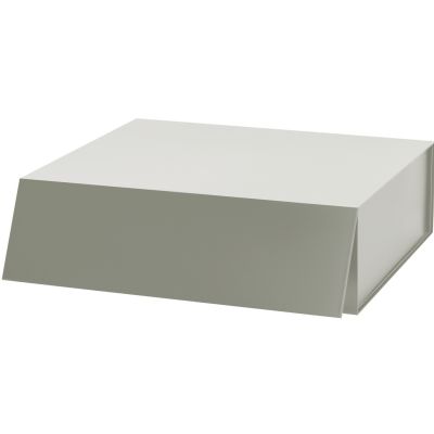 Подарочная коробка-трансформер большая, серая-3