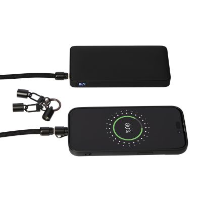 Кабель-ланьярд Voltrix, черный-6