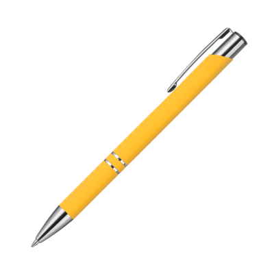 Шариковая ручка Альфа (Alpha), желтая-0