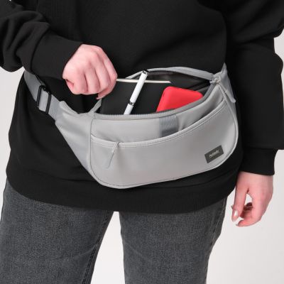 Поясная сумка Бостон (Boston), серый-7