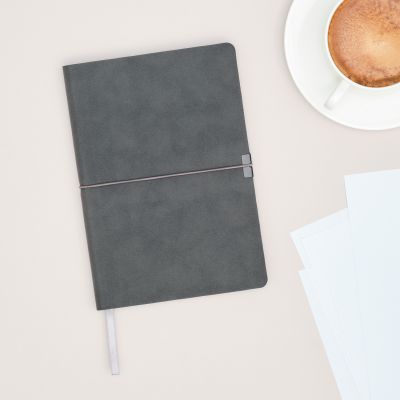 Ежедневник Ин Велюр (In Velour) недатированный, серый-14