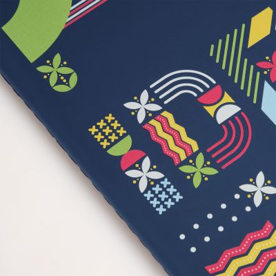 Блокнот Alpha slim, синий-14