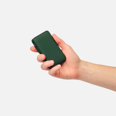 Внешний аккумулятор с подсветкой Ancor 5000 mAh, зеленый-7