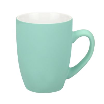 Керамическая кружка Alba, 350 ml, soft-touch, бирюзовая-0