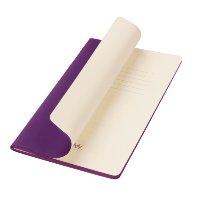 Блокнот Alpha slim, фиолетовый-0