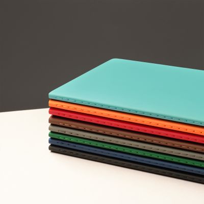 Блокнот Alpha slim, красный-15