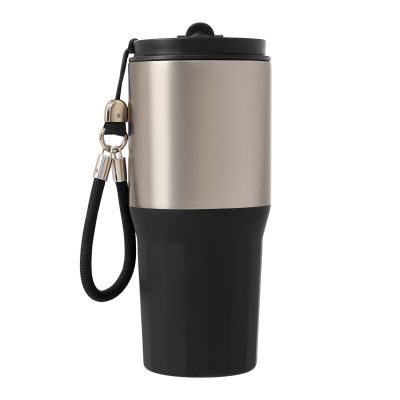 Термокружка вакуумная Авеню (Avenue), черная-3