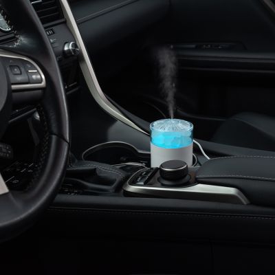 Увлажнитель воздуха с подсветкой и соляными кристаллами Кристалл (Crystal)-9