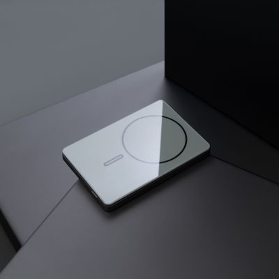 Внешний аккумулятор Оникс PD (Onyx PD) 5000mAh с функцией беспроводной зарядки 15W, серый-8