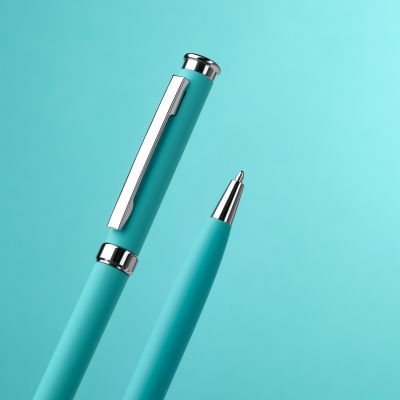 Шариковая ручка Бенуа (Benua), голубая-4