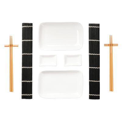 Набор для сервировки суши Tokyo (10 предметов), черный-3