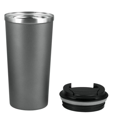 Термокружка вакуумная Палермо (Palermo), светло-серая-5