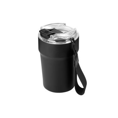 Термокружка вакуумная Монако (Monaco), черная-2