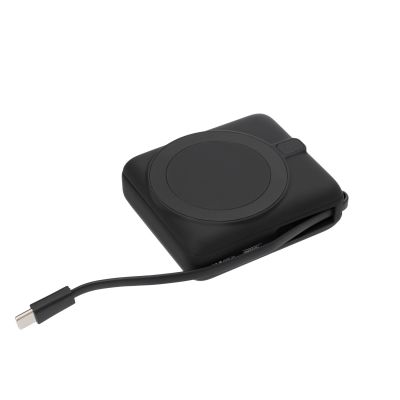 Внешний аккумулятор с подсветкой Риттер PD (Ritter PD) 10000mAh с функцией беспроводной зарядки 15W, черный-4