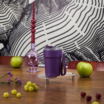 Термокружка вакуумная Монако (Monaco), фиолетовая-10