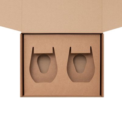 Доп. ложемент под 2 стакана для воды (для рифленого стекла) в малую коробку (арт. 21001.020)-0