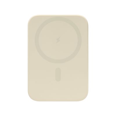 Внешний аккумулятор Union PD 10000mAh с функцией беспроводной зарядки 15W, бежевый-3