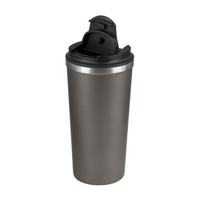 Термокружка вакуумная Палермо (Palermo), серая, гладкая поверхность-3